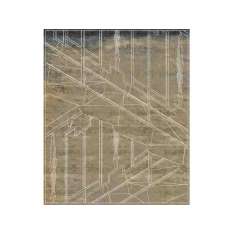 Ręcznie wykonany prostokątny dywanik Tapis Rouge MILANO KHAKI