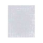 Ręcznie wykonany prostokątny dywanik Tapis Rouge SIX GREY