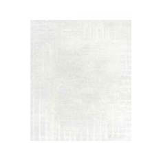 Ręcznie wykonany prostokątny dywanik Tapis Rouge SIX WHITE