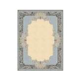 Ręcznie wykonany jedwabny dywanik Tapis Rouge AUBUSSON TAPISSERIE FLORAL BLUE