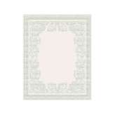 Ręcznie wykonany prostokątny dywanik Tapis Rouge BELLE VUE IVORY WHITE