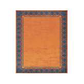 Ręcznie wykonany prostokątny dywanik Tapis Rouge SAVOY NOBLE ORANGE