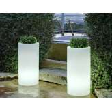 Donica New Garden Palma 70 C biała - LED