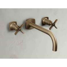 Bateria umywalkowa ścienna 3-otworowa The Watermark Collection Highline