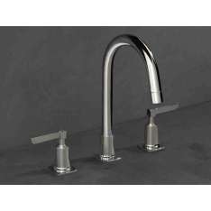 Bateria umywalkowa nablatowa 3-otworowa The Watermark Collection Highline