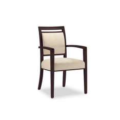 Krzesło tapicerowane z podłokietnikami Tonon Skyline 308