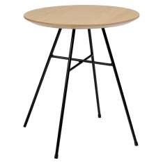 Stolik Filo dąb - MDF metal