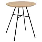 Stolik Filo dąb - MDF metal