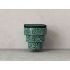 Ceramiczna toaleta wisząca Trone Callipyge ORIGINALS FLAKED GREEN