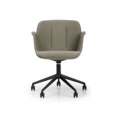 Obrotowe krzesło biurowe z tkaniny na kółkach True Design Hive