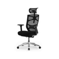 Obrotowy fotel biurowy z siatki z zagłówkiem UE Chairs Mc-1053E