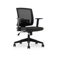 Krzesło biurowe z siatki z podstawą 5-Spoke na kółkach UE Chairs Miro-2C
