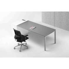 Prostokątne biurko robocze z płyty wiórowej melaminowanej z szufladami Ultom 6X3