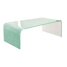 Stolik szklany Formanova White biały - szkło lakierowane