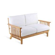 2-osobowa sofa ogrodowa z drewna tekowego Unopiù Chelsea