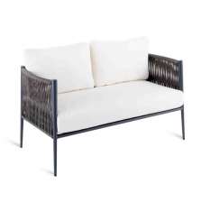 Sofa ogrodowa z tkaniny akrylowej ze zdejmowanym pokryciem Unopiù Luce