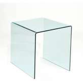 Stolik szklany Persos B transparentny - szkło