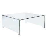 Stolik szklany Piazza transparentny - szkło