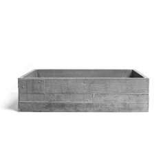 Blat prostokątny Umywalka betonowa i z materiałów na bazie cementu Urbi Et Orbi INVIVO 60
