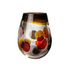 Ręcznie wykonany wazon z dmuchanego szkła Venini PYROS