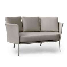3-osobowa sofa ogrodowa z tkaniny Vermobil Desiree Fabric