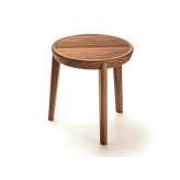 Okrągły drewniany stolik kawowy Very Wood Bellevue T01L