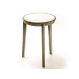 Okrągły stolik kawowy z laminatu HPL Very Wood Bellevue T02FX