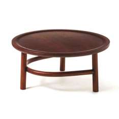 Okrągły drewniany stolik kawowy Very Wood Unam T01