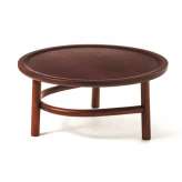 Okrągły drewniany stolik kawowy Very Wood Unam T01