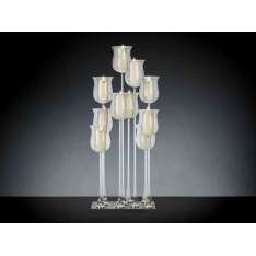 Szklany świecznik VGnewtrend LINEAR FOTOFORO 10