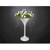Sztuczna roślina VGnewtrend RUSTY BIRCH ROSE BASKET