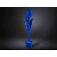 Rzeźba z aksamitu VGnewtrend TULIP POT