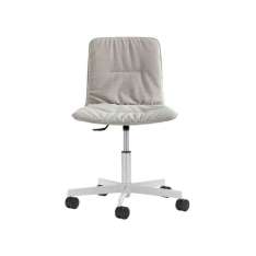 Krzesło biurowe z tkaniny z podstawą 5-Spoke na kółkach Viccarbe Klip