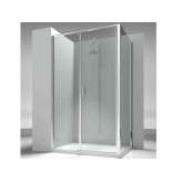 Narożna kabina prysznicowa ze szkła hartowanego na zamówienie Vismaravetro LINEA L2+LG