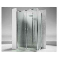 Narożna kabina prysznicowa ze szkła hartowanego na zamówienie Vismaravetro LINEA LB+LG