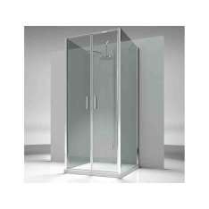 Prostokątna kabina prysznicowa ze szkła hartowanego na zamówienie Vismaravetro LINEA LG+LB+LG