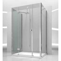 Własna kabina prysznicowa z hartowanego szkła Vismaravetro Sintesi SG+SM+SG