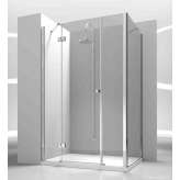 Narożna kabina prysznicowa ze szkła hartowanego na zamówienie Vismaravetro Sintesi SM+SG