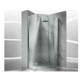 Narożna kabina prysznicowa ze szkła hartowanego na zamówienie Vismaravetro Sintesi TRS