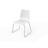 Krzesło z Corianu® z możliwością układania w stosy Viteo Slim