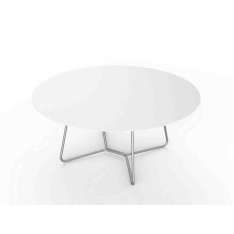 Okrągły stolik kawowy z Corianu® Viteo Slim LOUNGE TABLE 110