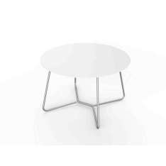 Okrągły stolik kawowy z Corianu® Viteo Slim LOUNGE TABLE 64