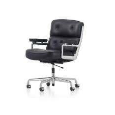 Obrotowy skórzany fotel menedżerski Vitra Lobby Chair ES 104