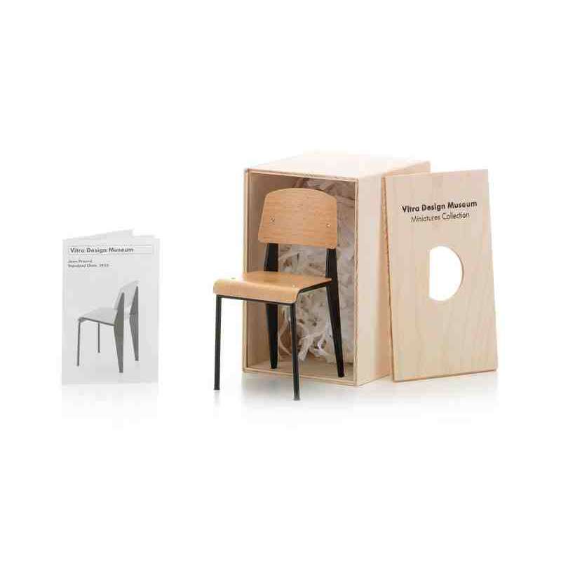 Vitra MINIATURES STANDARD CHAIR Miniatura drewniana