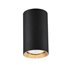 Oprawa Light Prestige Manacor czarne ze złotym ringiem 13 cm LP-232/1D - 130 BK/GD