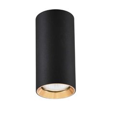 Oprawa Light Prestige Manacor czarne ze złotym ringiem 17 cm LP-232/1D - 170 BK/GD