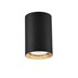 Oprawa Light Prestige Manacor czarne ze złotym ringiem 9 cm LP-232/1D - 90 BK/GD