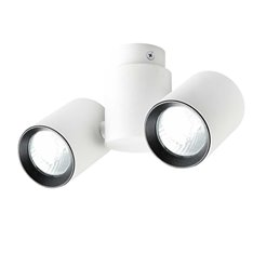 Oświetlenie szynowe Light Prestige Boston 2 biały z czarnym ringiem LP-741/2W WH/BK