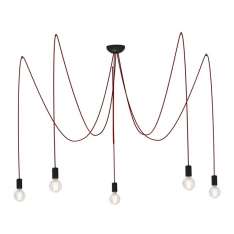 Lampa wisząca Spider Red V 6790
