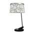 Lampka Impresja 1*60W E27 biała chrom 41 - 45372